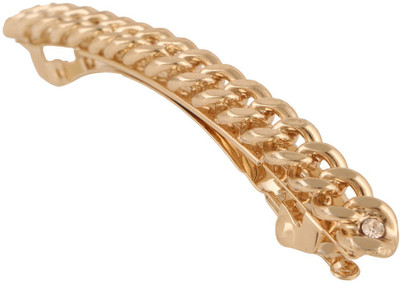 

Jazz Jewellery Toned Stone Hair Clip(Gold)