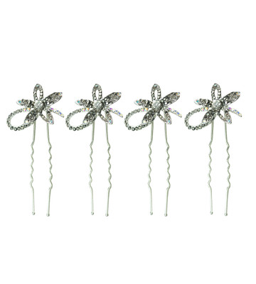 

Glitters Online White Colour American Diamond Hair Pin(White)
