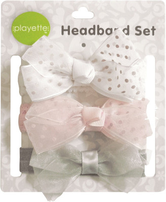 

Playette Chiffon Grosgrain Bow Head Band(Multicolor)