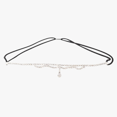 

Pink Rose Charm Hair Band(White)