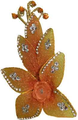 

GRACE FASHION VILLA Party Flower Bun Clip(Gold)