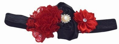 

Pinkblueindia Stylish Toddler Flowers with Pearl Head Band(Black)
