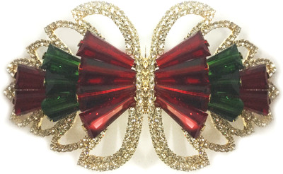 

AccessHer Designer studded back clip hair accessories for Women Hair Clip(Multicolor)