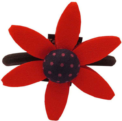 

Golden Peacock Sunflower Shaped Hair Band(Red)