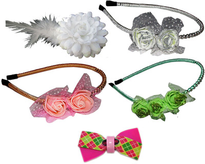 

Paperiva Floral Style Hair Accessory Set(Multicolor)