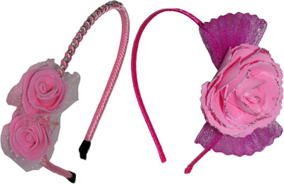 

GD Pink Bow & Floral Hair Accessory Set(Pink)