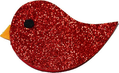 

Pikaboo Glittering Birdie Hair Clip(Red)