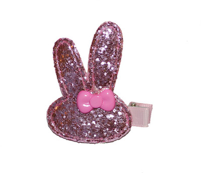 

Pikaboo Bunny Glitters Hair Clip(Pink)