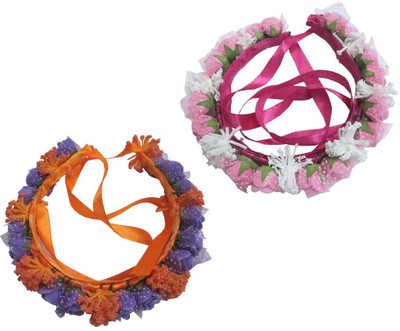 

Advance Hotline Colorful Floral Tiara (Pack of 2) Head Band(Multicolor)