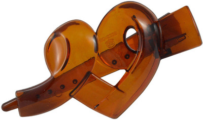 

Sarah Heart Hair Claw(Brown)
