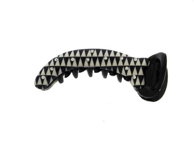 

Anuradha Art Trendy Banana Clip(White, Black)