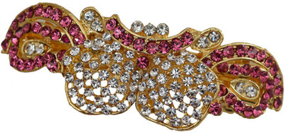 

Taj Pearl Designer Hair Clip(Gold)