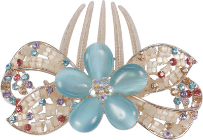 

Muchmore Beautiful Flowear Desingn Hair Clip For Woman & Girls For Wedding And Partywear Hair Clip(Multicolor)