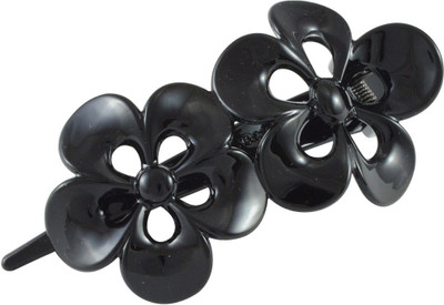 

Sarah Floral Large Hair Claw(Black)