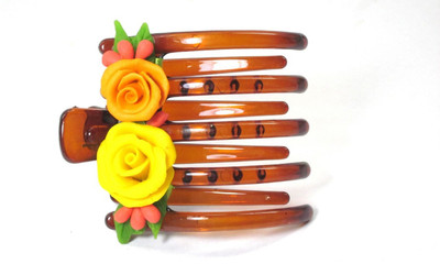 

Advance Hotline Porcelain clay work fancy banana clip Banana Clip(Multicolor)