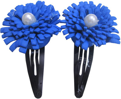 

Apeksha Arts Floral Tic Tac - Set Of Two Hair Pin(Blue)