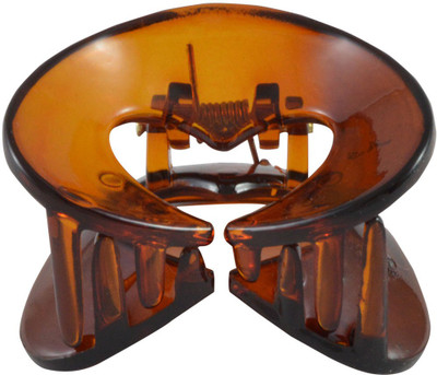 Sarah Heart Hair Claw(Brown)