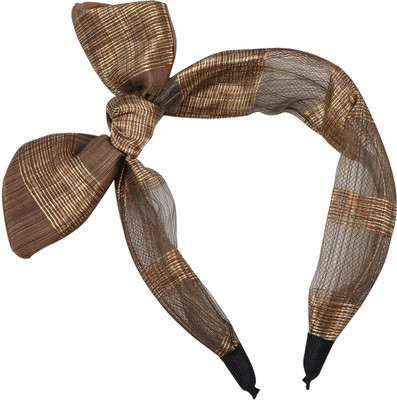 

Sarah Bow Hair Band(Brown)