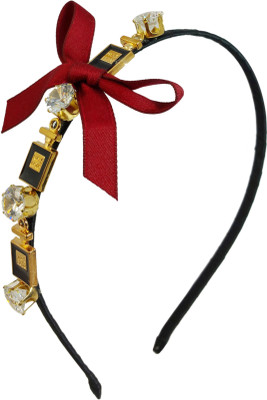 

Ammvi Creations Badges and CZ Solitaires Ornated for Women Hair Band(Multicolor)