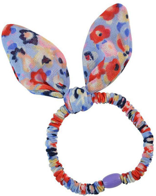 

Sarah Floral Print Rubber Band(Purple)