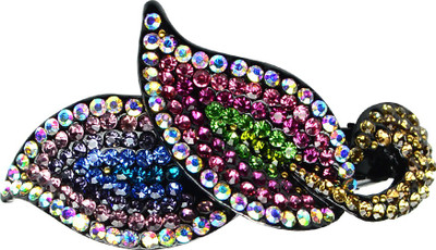 

Glitters Online Multi Colour American Diamond Hair Clip(White)
