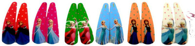 

Vogue Hair Accessories Frozen Collection Kids Girls Matt Finish Tic Tac Clip(Multicolor)
