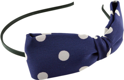 

Sarah Polka Dot Hair Band(Blue)