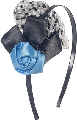 

Sagunya satin Hair Band(Blue)