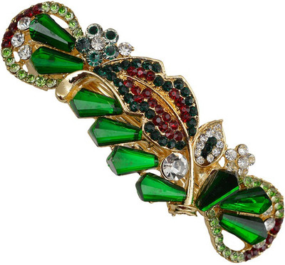 

Taj Pearl Designer Hair Clip(Gold)