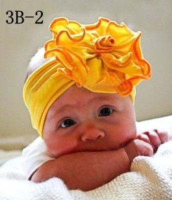 

NeedyBee Yellow NewBorn Big Flower Head Band(Yellow)
