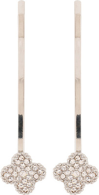 

Jazz Jewellery Toned Stone Hair Pin(Silver)