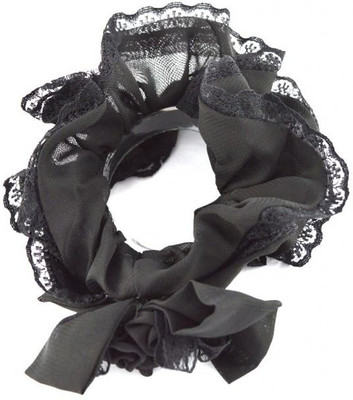 

Sarah Fabric Ties Rubber Band(Black)
