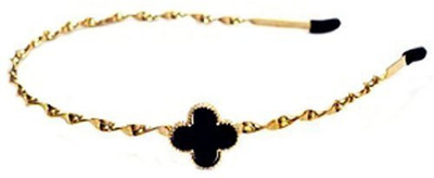 

BONAMART BONAMART� TM Gold NEW ARRIVAL Girl Women Handcraft Metallic Black Flower Hair Hairband Hair Band Headband Accessories Head Band(Black)