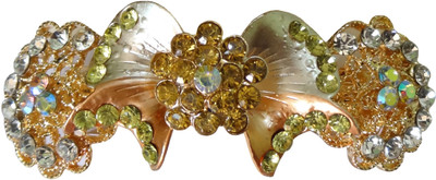 

Shreya Collection Fashion Multi-Colour Stone Studded Hair Clip Back Pin(Multicolor)