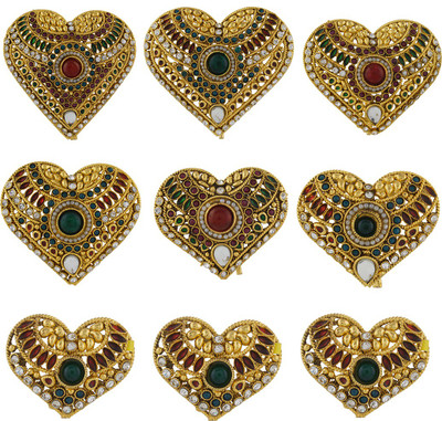 

Vama Fashions Heart Simbol with Stones Hair Pin(Multicolor)
