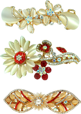 

Mansiyaorange Desginer Latest Fancy Premium Mix Combo Range Hair Pin Hair Clip(Multicolor)