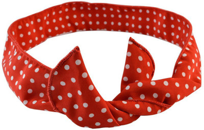 

Sarah Polka Dot Head Band(Red)