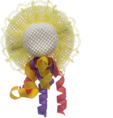 

Adorelabel Hat Style Joot For Girls Hair Clip(Yellow)