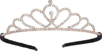 

Sagunya Princess Crown Hair Band(Black, Gold)