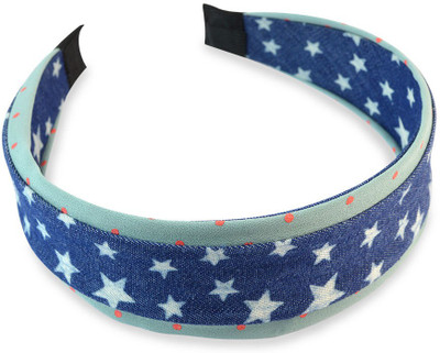 

Sarah Star Print Hair Band(Blue)