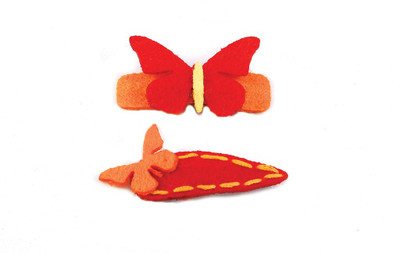 

Mi Dulce An'Ya Cute Snap Clip Hair Accessory Set(Red)