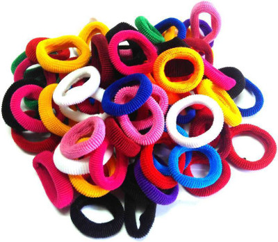 

Shop & Shoppee Pack of Small size soft & colourful hair bands Rubber Band(Multicolor)