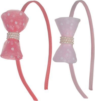 

Sagunya Cute Bow Design Hair Band(Pink, Multicolor)