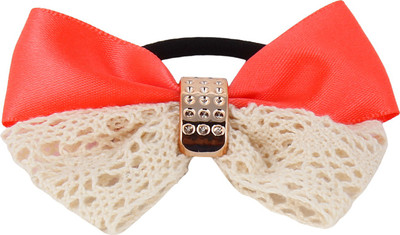 

Fayon Vintage Bow Design Rubber Band(Orange)