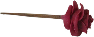 

Advance Hotline Hand made wooden Juda pin with procelain clay work Hair Pin(Multicolor)