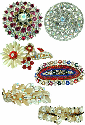 

Mansiyaorange Desginer Latest Fancy Premium Mix Combo Range Hair Pin Hair Clip(Multicolor)