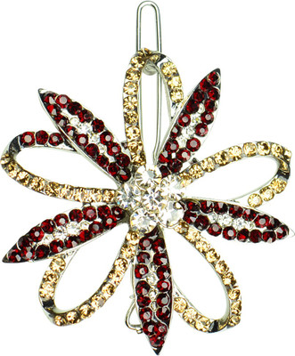 

Glitters Online Golden Colour American Diamond Hair Pin(Gold)
