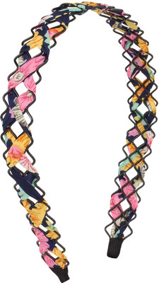 

Fayon Designer Modern Yellow Floral Print Hair Band(Yellow)