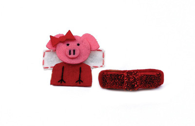 

Mi Dulce An'Ya Cute Snap Clip Hair Accessory Set(Pink)