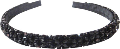 

Vogue Hair Accessories Limited Edition crystal Beaded Fancy Party Hair Band(Black)